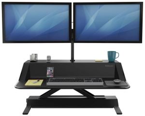 Fellowes Lotus werkstation, zwart