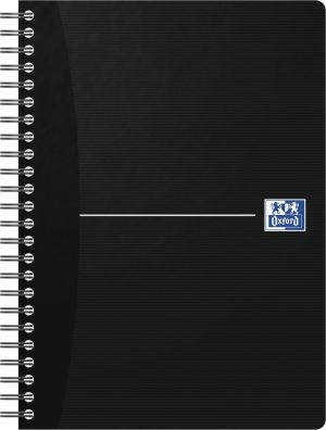 Oxford Office Essentials spiraalschrift, 180 bladzijden, ft A5, gelijnd, geassorteerde kleuren