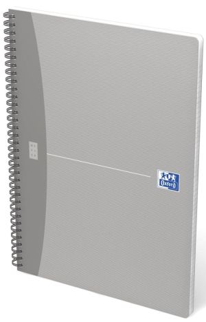 Oxford Office Essentials spiraalschrift, 100 bladzijden, ft A4, geruit 5 mm, geassorteerde kleuren