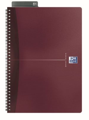 Oxford Office Essentials spiraalschrift, 180 bladzijden, ft A4, gelijnd, geassorteerde kleuren