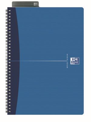 Oxford Office Essentials spiraalschrift, 180 bladzijden, ft A4, gelijnd, geassorteerde kleuren