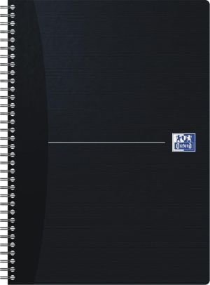 Oxford Office Essentials spiraalschrift, 180 bladzijden, ft A4, gelijnd, geassorteerde kleuren