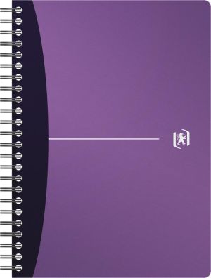 Oxford Office Urban Mix spiraalschrift, 180 bladzijden, ft A5, geruit 5 mm