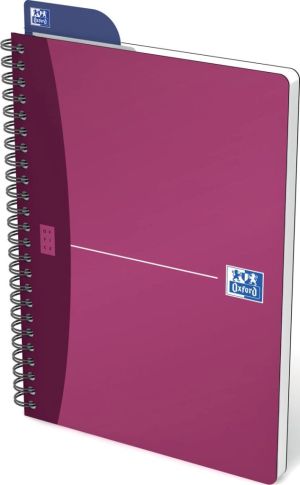 Oxford Office Urban Mix spiraalschrift, 180 bladzijden, ft A5, gelijnd