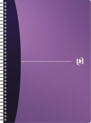 Oxford Office Urban Mix spiraalschrift, 180 bladzijden, ft A4, gelijnd