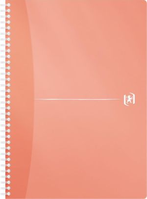 Oxford Office My Colours spiraalschrift, 180 bladzijden, ft A4, geruit 5 mm, geassorteerde kleuren