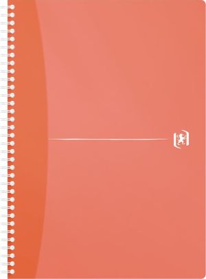 Oxford Office My Colours spiraalschrift, 180 bladzijden, ft A4, geruit 5 mm, geassorteerde kleuren