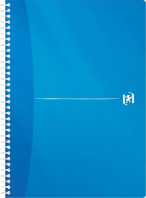 Oxford Office My Colours spiraalschrift, 180 bladzijden, ft A4, geruit 5 mm, geassorteerde kleuren