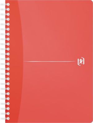 Oxford Office My Colours spiraalschrift, 180 bladzijden, ft A5, geruit 5 mm, geassorteerde kleuren