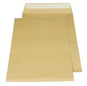 Gallery enveloppen ft 230 x 310 mm, stripsluiting, bruine kraft, doos van 250 stuks