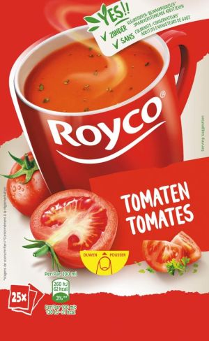 Royco Minute Soup tomates, paquet de 25 sachets