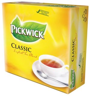 Pickwick th&eacute;, English Tea Blend, paquet de 100 pi&egrave;ces, 2 g par sachet