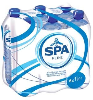 Spa Reine eau, bouteille de 1 l, paquet de 6 pi&egrave;ces