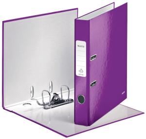 Leitz Classeur à levier Wow pourpre, dos