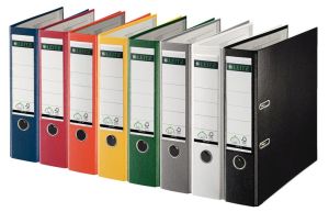 Leitz 180&deg; ordner, A4, uit PP, rug van 8 cm, geel