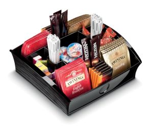 Take A Break by CEP plateau distributeur, ft 20,5 x 21,6 x 6,8 cm, noir