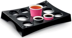 Take A Break by CEP porte-gobelets, ft 25 x 33 cm, 11 trous, noir