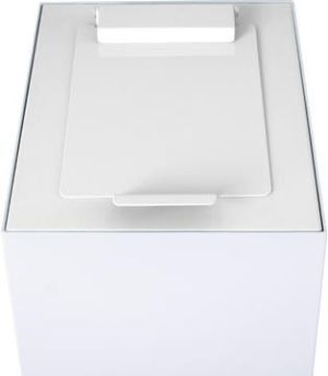 V-Part top met klep voor modulaire afvalbak 60 l, wit