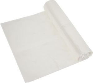 Vuilniszak ft 60 x 80 x 0.02 cm, transparant, HDPE, 20 x rol van 20 stuks