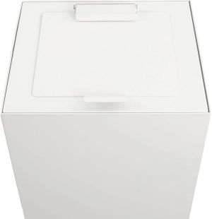 V-Part couvercle &agrave; clapet pour poubelle modulaire 85 l et 90 l, blanc