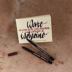Edding Calligraphy Pen, e-1255, &eacute;tui de 3 feutres de largeur de trait assorties