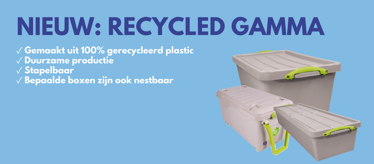 Nieuw: Really Useful Box Recycled Range