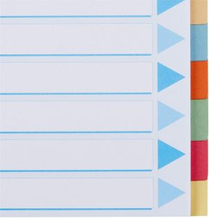 Esselte intercalaires 12 onglets, carton de 275 g/m&sup2;