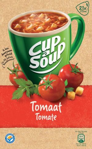 Cup-a-Soup tomate avec cro&ucirc;tons, paquet de 21 sachets