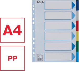 Esselte intercalaires 6 onglets