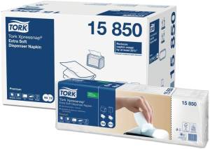 Tork serviettes Expressnap Extra Doux pour distributeur, 2 plis, 1000 serviettes