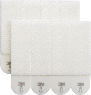 Command accroche tableau, medium, capacit&eacute; 5,4 kg, blanc, blister de 8 pi&egrave;ces