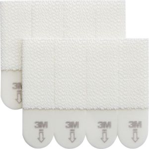 Command accroche tableau, small, capacit&eacute; 1,8 kg, blanc, blister de 8 pi&egrave;ces