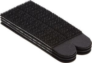 Command accroche tableau, large, capacit&eacute; 7,2 kg, noir, blister de 8 pi&egrave;ces