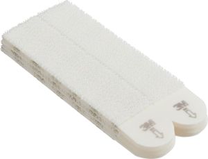 Command accroche tableau, large, capacit&eacute; 7,2 kg, blanc, blister de 8 pi&egrave;ces