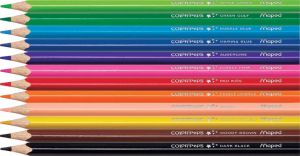 Maped crayon de couleur Color'Peps, 12 crayons