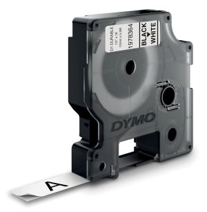 Dymo D1 ruban durable 12 mm x 5 m,noir s