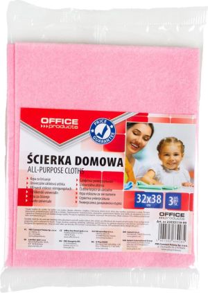 OFFICE products chiffons vaiselles universels, 32 x 38 cm, couleurs assorties, pacquet de 3 pi&egrave;ces