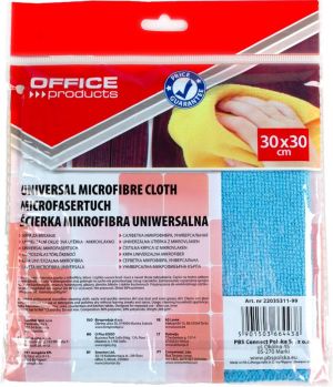 OFFICE products chiffons, 32 x 50 cm, couleurs assorties, paquet de 5 pi&egrave;ces