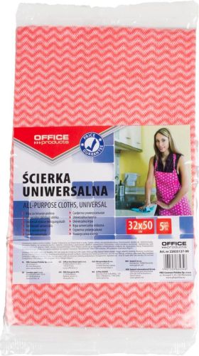 OFFICE products chamoisette en micorfibres universelle, 30 x 30 cm, couleurs assorties