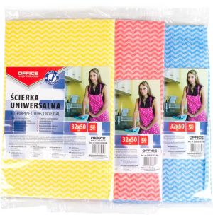 OFFICE products chamoisette en micorfibres universelle, 30 x 30 cm, couleurs assorties
