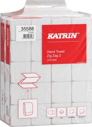 Katrin essuie-mains V 35588, paquet de 20 x 200 feuilles