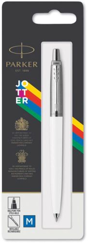 Parker Jotter Originals stylo bille, sous blister, blanc