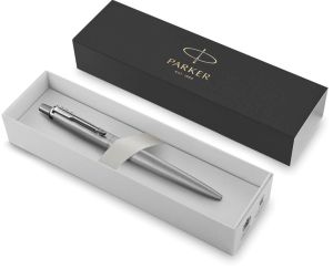 Parker Jotter XL Monochroom stylo bille, Stainless Steel, en bo&icirc;te-cadeau