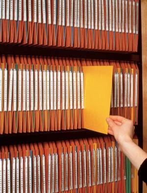 Esselte dossiers suspendus pour armoires Visicontr fond en V