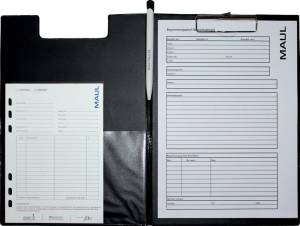 MAUL chemise &aacute; pince avec insert A4, noir