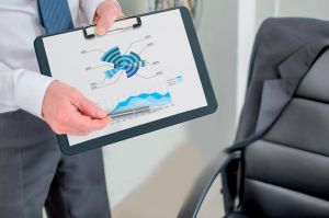 MAUL klemplaat hard kunststof PP A4 liggend zwart, niet transparant