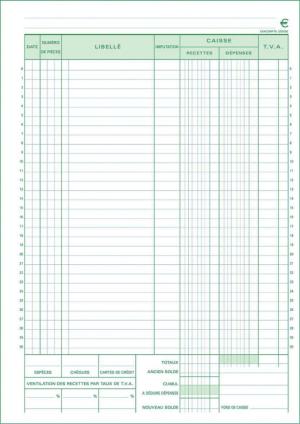 Exacompta kasboek ncr dupli 29,7x21- fra