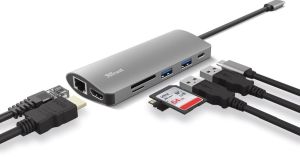 Trust Dalyx 7-en-1  USB-C Multiport Adaptateur
