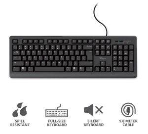 Trust Primo clavier, qwerty