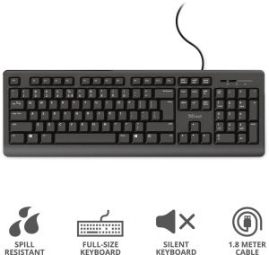 Trust Primo clavier, azerty